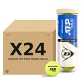 כדורי טניס Dunlop ATP Tour – קרטון 24 שלישיות (72 כדורים)