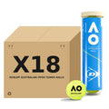 כדורי טניס Dunlop Australian Open – קרטון 18 רביעיות (72 כדורים)
