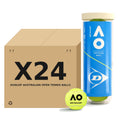 כדורי טניס Dunlop Australian Open – קרטון 24 שלישיות (72 כדורים)