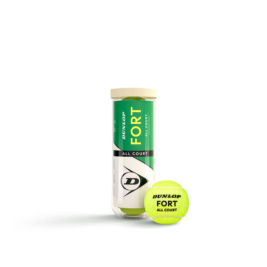 כדורי טניס Dunlop Fort All Court TS – קרטון 24 שלישיות (72 כדורים)