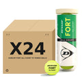 כדורי טניס Dunlop Fort All Court TS – קרטון 24 שלישיות (72 כדורים)