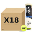 כדורי טניס Dunlop ATP Championship – קרטון 18 רביעיות (72 כדורים)
