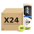 כדורי טניס Dunlop ATP Championship – קרטון 24 שלישיות (72 כדורים)