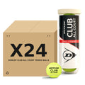 כדורי טניס Dunlop Club All Court – קרטון 24 שלישיות (72 כדורים)