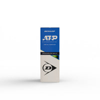 כדורי טניס Dunlop ATP Pressureless – מארז שלישייה (ללא לחץ)