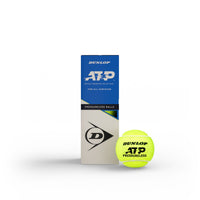 כדורי טניס Dunlop ATP Pressureless – מארז שלישייה (ללא לחץ)
