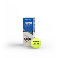 כדורי טניס Dunlop ATP Pressureless – מארז שלישייה (ללא לחץ)