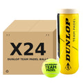 כדורי פאדל Dunlop TEAM PADEL – קרטון 24 שלישיות (72 כדורים)