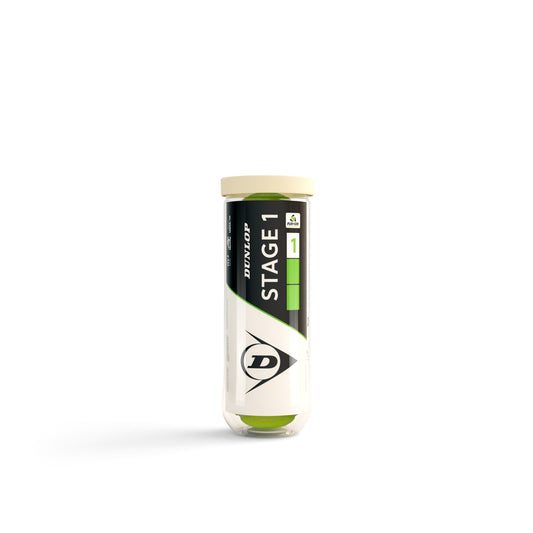 כדורי טניס Dunlop Stage 1 Green – קרטון 24 שלישיות (72 כדורים)