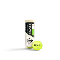 כדורי טניס Dunlop Stage 1 Green – קרטון 24 שלישיות (72 כדורים)