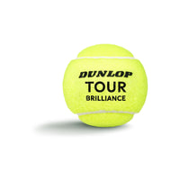 כדורי טניס Dunlop Tour Brilliance – קרטון 24 שלישיות (72 כדורים)