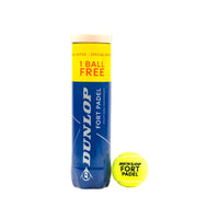כדורי פאדל Dunlop FORT PADEL מארז 3+1