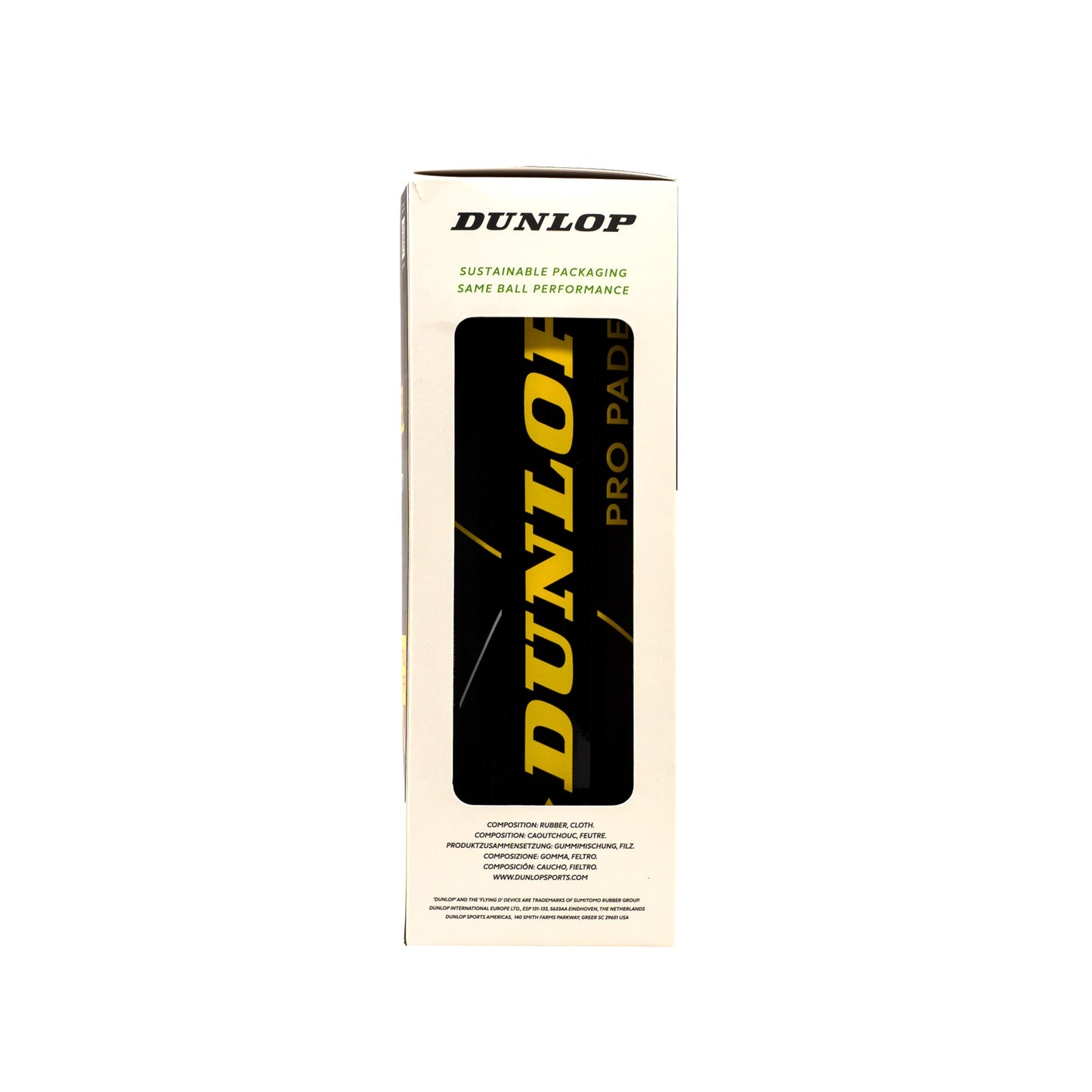 כדורי פאדל Dunlop PRO PADEL זוג שלישיות