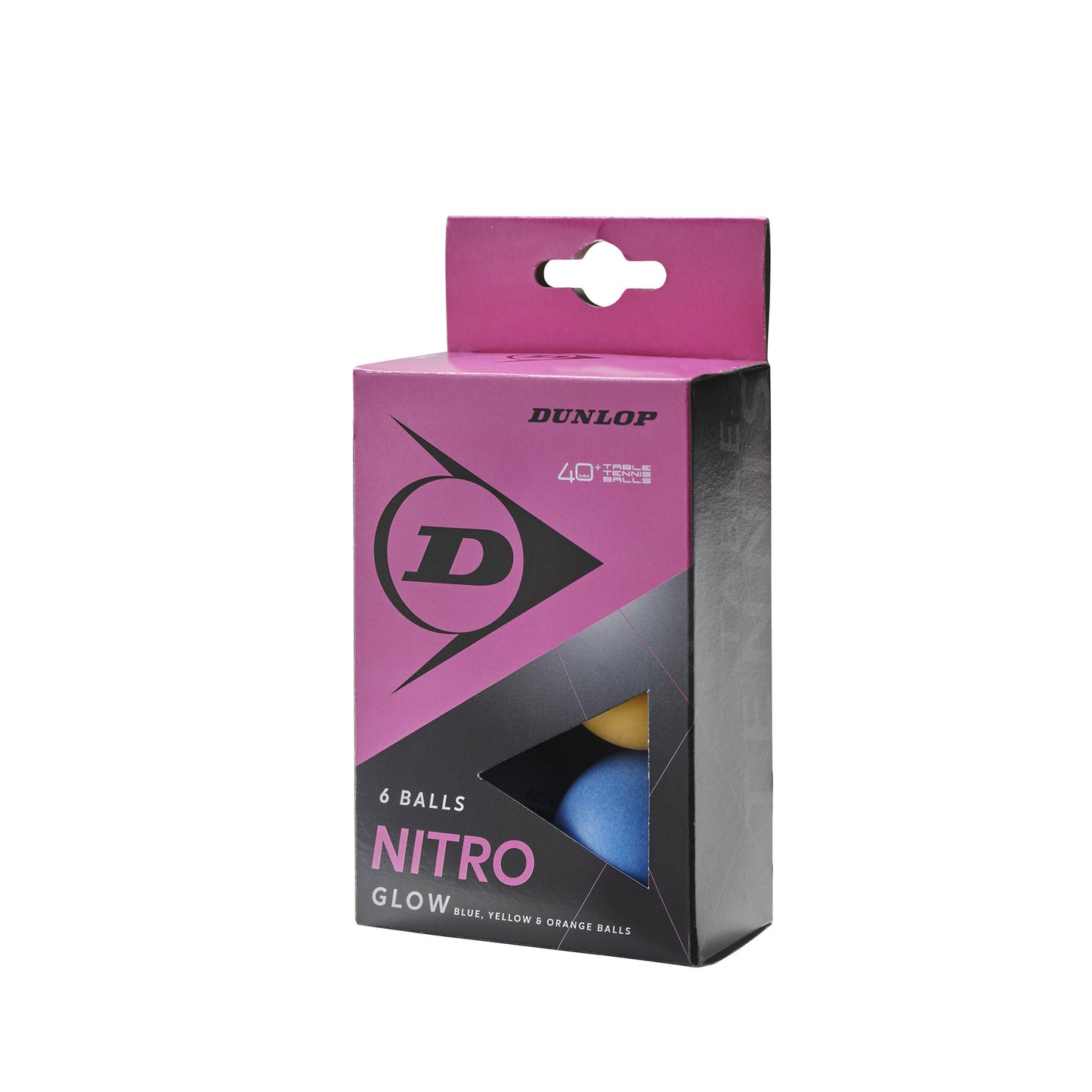 כדורי טניס שולחן Dunlop NITRO GLOW