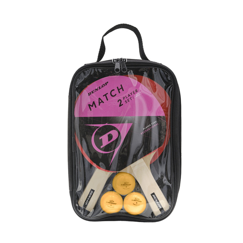 מארז טניס שולחן Dunlop MATCH ל-2 שחקנים